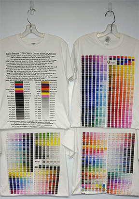 New DTG Color Charts Now Available