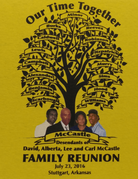 Full Color Indianapolis Family Reunion Shirts