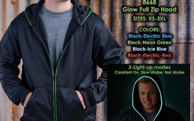 Glow Hoodies from J America Now Available!