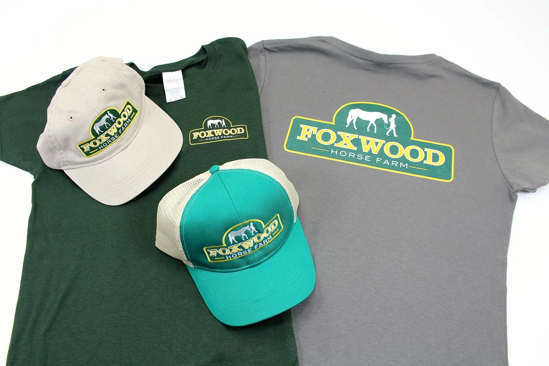 Business apparel decorated with DTG and embroidery